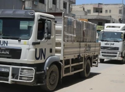 israeli forces detain un convoy in gaza