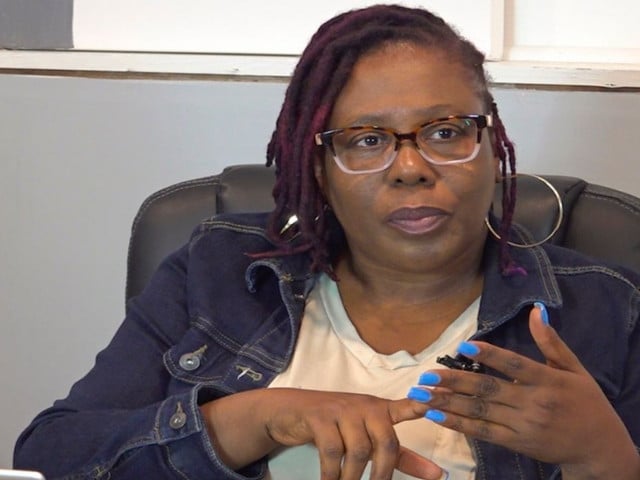 in this image taken from video rose thamar joseph from the haitian community help and support center speaks to the associated press wednesday sept 11 2024 in springfield ohio photo ap