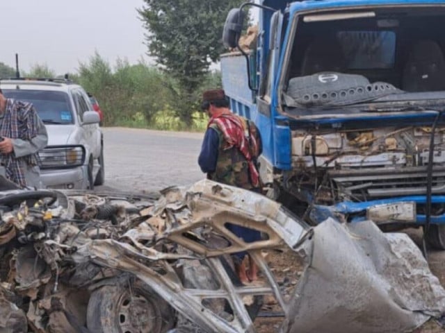 three people were dead and six more were injured in a traffic accident in the northern province of baghlan on friday according to taliban run national broadcaster rta photo amu tv