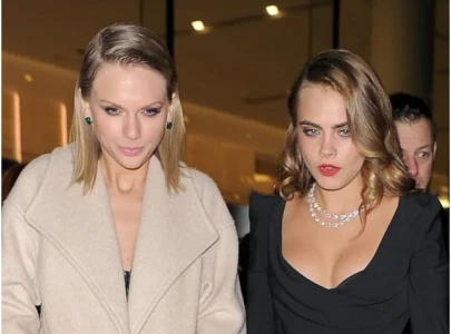 taylor swift takes a break from eras tour to support cara delevingne in london s cabaret