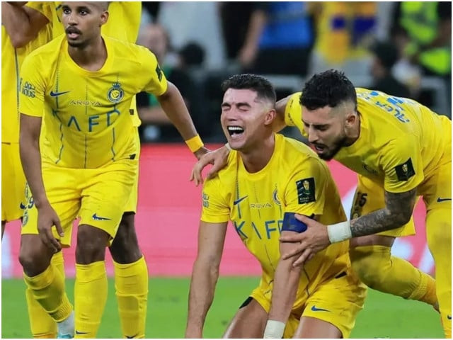 cristiano ronaldo in tears as al nassr loses king s cup final