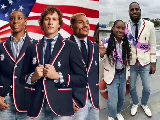 ralph lauren faces backlash for team usa s outfits at paris olympics opening ceremony