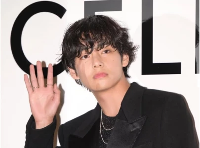 bts v stuns in snow peak teaser as japanese brand names him new campaign face