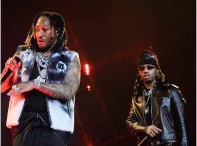 rapper future and metro boomin bring out travis scott on we don t trust you tour in nyc