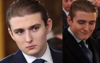 barron trump reportedly closes a floor at trump tower