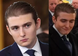 barron trump reportedly closes a floor at trump tower