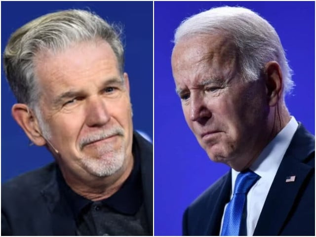 netflix co founder reed hastings urges biden to step down from 2024 election