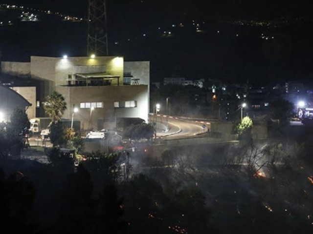 israeli military base on mount scorpius photo anadolou agency