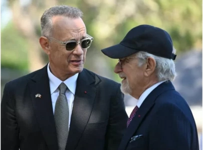 tom hanks and steven spielberg reunite at normandy for d day s 80th anniversary