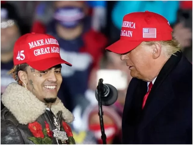 lil pump ditches music for maga vocal support for trump takes center stage
