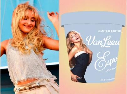 sabrina carpenter teams up with van leeuwen for a charitable espresso ice cream flavor