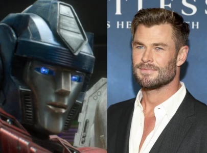 chris hemsworth introduces young optimus prime in transformers one at comic con