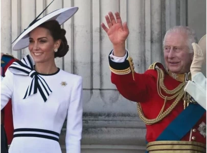 king charles and kate middleton reunite at trooping the colour after cancer diagnoses