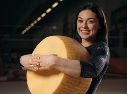 italian gymnast giorgia villa s cheese sponsorship has olympics fans melting