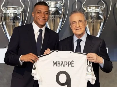 kylian mbapp officially joins real madrid presented at packed santiago bernabeu