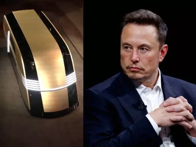 elon musk unveils tesla s robovan as the night s surprise at we robot event