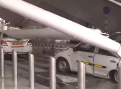 roof collapse at delhi airport kills one departures cancelled