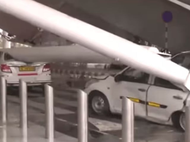 delhi airport terminal 1 collapses photo the financial express