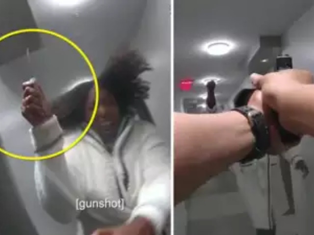 fairfax police release bodycam of woman shot after attacking officer with knife during welfare check