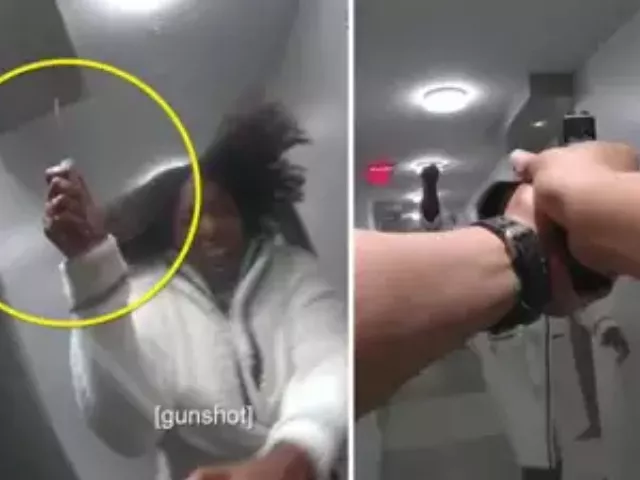 fairfax police release bodycam of woman shot after attacking officer with knife during welfare check