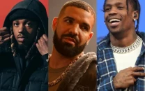 travis scott drake and metro boomin celebrate young thug s release from jail