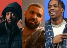 travis scott drake and metro boomin celebrate young thug s release from jail