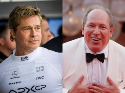 brad pitt invites hans zimmer to f1 race to inspire apex film score