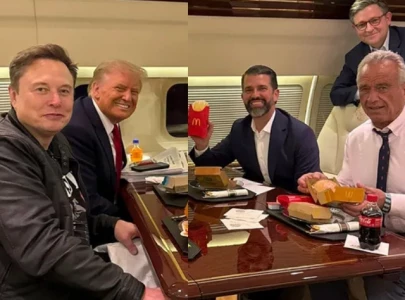 trump elon musk and rfk jr share mcdonald s feast on private jet despite rfk calling it poison