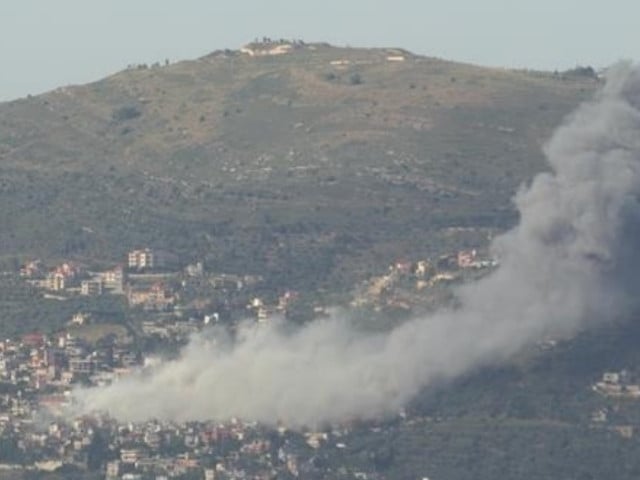 israel launches airstrike in southern lebanon photo anadolou agency
