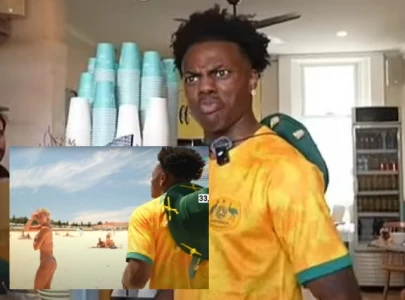 ishowspeed kicks off australia tour gets rejected by bondi babe as he runs after her