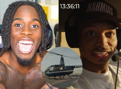 kai cenat takes off in a helicopter with 100k giveaway winner after stream sniping challenge in la
