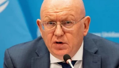 russia s ambassador to the united nations vassily nebenzia speaks during a press conference upon russia assuming the role of president of the u n security council for the month of july at the u n headquarters in new york city u s july 1 2024 photo reuters