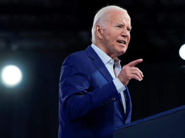 us president joe biden speaks during a campaign rally in raleigh north carolina u s june 28 2024 photo reuters us president joe biden speaks during a campaign rally in raleigh north carolina u s june 28 2024 photo reuters