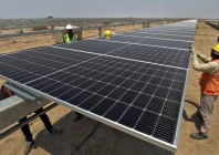 workers install solar panels at the khavda renewable energy park of adani green energy ltd agel in khavda india april 12 2024 photo reuters