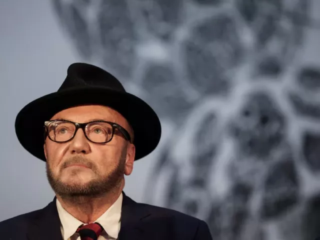 candidate george galloway leader of the workers party of britain looks on amidst vote counting during the rochdale parliamentary by election at a polling station near manchester britain march 1 2024 photo reuter candidate george galloway leader of the workers party of britain looks on amidst vote counting during the rochdale parliamentary by election at a polling station near manchester britain march 1 2024 photo reuter