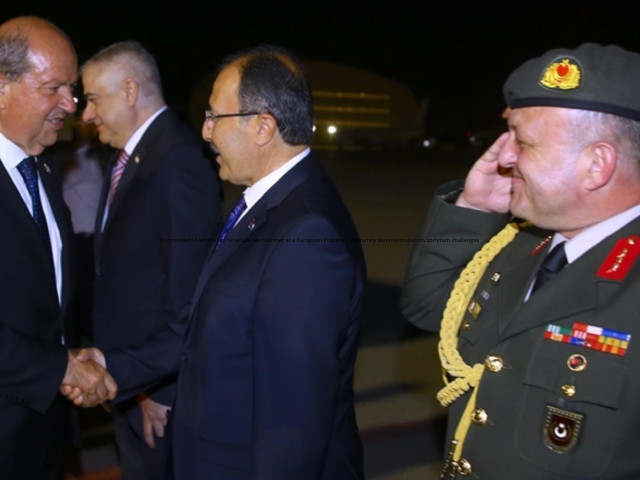 northern cyprus president in azerbaijan for turkic states summit northern cyprus president in azerbaijan for turkic states summit