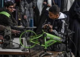 gaza workshop rises from rubble to provide jobs