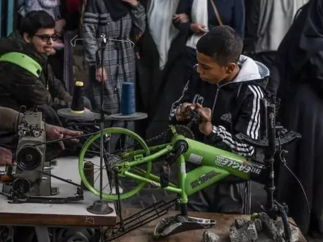 gaza workshop rises from rubble to provide jobs gaza workshop rises from rubble to provide jobs