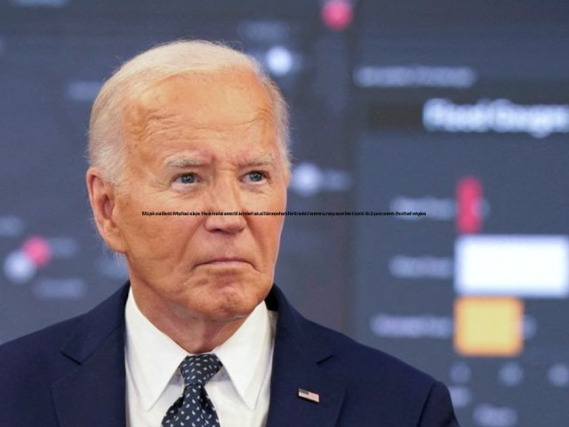 us president joe biden speaks during a briefing from federal officials on extreme weather at the d c emergency operations center in washington u s july 2 2024 photo reuters us president joe biden speaks during a briefing from federal officials on extreme weather at the d c emergency operations center in washington u s july 2 2024 photo reuters