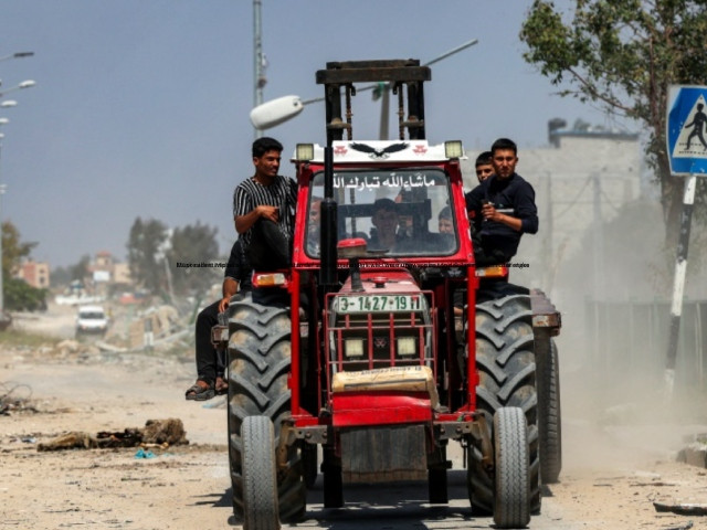 un assessment found almost 60 percent of the agricultural land in gaza has been damage photo afp