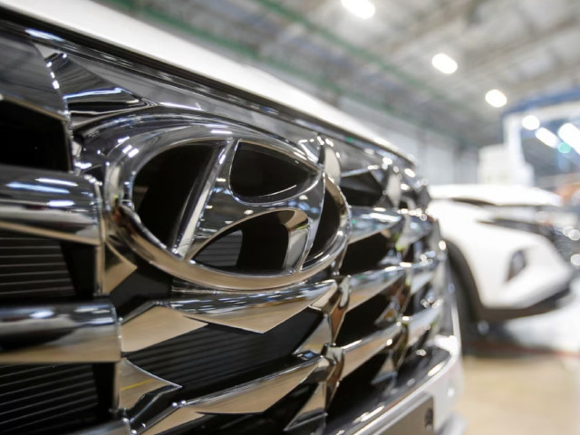 an employee works at a subsidiary of astana motors company hyundai trans kazakhstan plant producing hyundai passenger cars in almaty kazakhstan june 24 2024 photo reuters an employee works at a subsidiary of astana motors company hyundai trans kazakhstan plant producing hyundai passenger cars in almaty kazakhstan june 24 2024 photo reuters