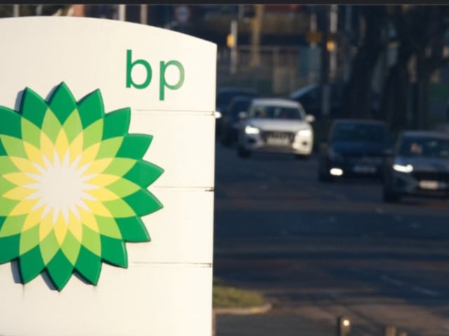 vehicles drive past a bp british petroleum petrol station in liverpool britain february 7 2023 photo reuters
