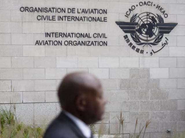 members of the international civil aviation organization icao agency arrive at icao headquarters in montreal quebec canada october 1 2022 photo reuters