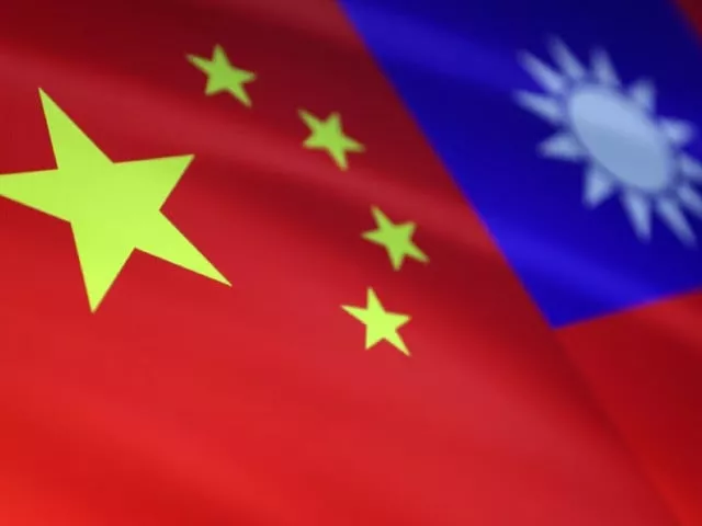 chinese and taiwanese flags are seen in this illustration august 6 2022 photo reuters chinese and taiwanese flags are seen in this illustration august 6 2022 photo reuters