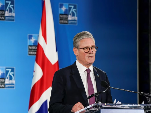 british prime minister keir starmer speaks during a press briefing during nato s 75th anniversary summit in washington u s july 11 2024 photo reuters