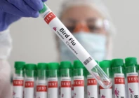 a person holds a test tube labelled bird flu in this picture illustration january 14 2023 reuters dado ruvic illustration photo reuters