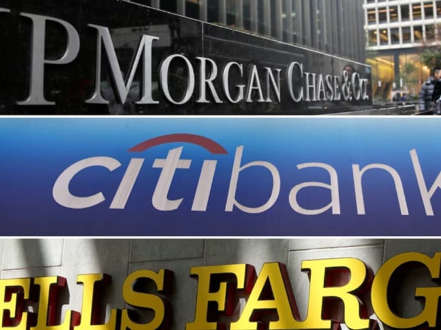 signs of jp morgan chase bank citibank and wells fargo co bank are seen in this combination photo from reuters files photo reuters