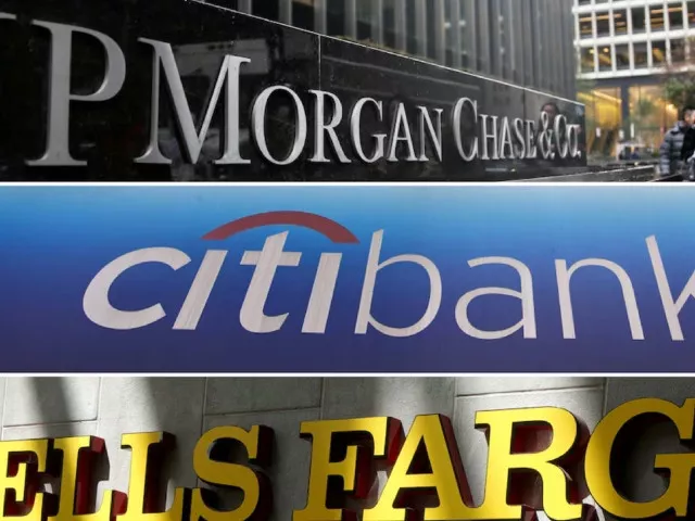 signs of jp morgan chase bank citibank and wells fargo co bank are seen in this combination photo from reuters files photo reuters signs of jp morgan chase bank citibank and wells fargo co bank are seen in this combination photo from reuters files photo reuters