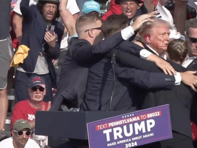 former us president trump attacked at pennsylvania rally photo anadolu agency former us president trump attacked at pennsylvania rally photo anadolu agency