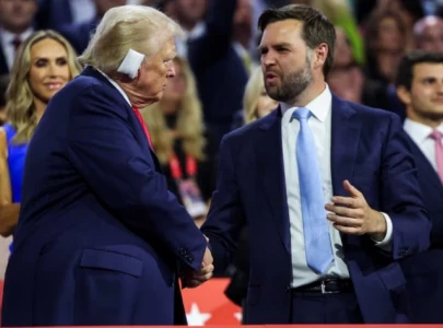 trump appears with bandaged ear at republican convention trump appears with bandaged ear at republican convention